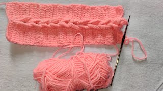 super easy cable headband easycrochet crochetflowerdesign knitting craft crochetdiy crocht [upl. by Ehtnax172]