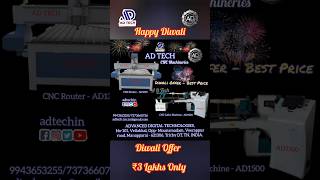 A D TECHS Great Diwali Offer  CNC Machine price starts from ₹300000 Only99436532557373660736 [upl. by Lolanthe]