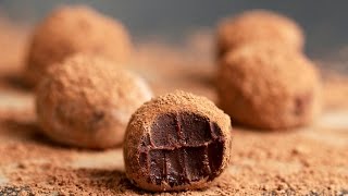 Easy Chocolate Truffles 4 Ways [upl. by Dallon618]