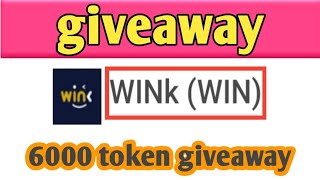 Free wink coin giveaway 20206000 winkcoin giveaway technical mahar [upl. by Llennhoj]