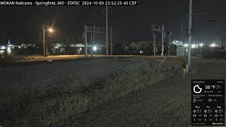 MOKAN Railcams Springfield Missouri BNSF Thayer North Subdivision MP 20470 RECURRENT STREAM [upl. by Ahsenhoj261]