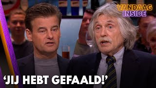 Johan tegen Wilfred Jij hebt wel gefaald gisteren  VANDAAG INSIDE [upl. by Disraeli]