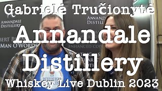 Interview with Gabrielė Tručionytė from Annandale Scotch Distillery at the Whiskey Live Dublin 2023 [upl. by Lunetta786]