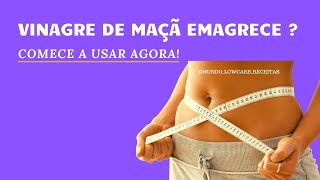 VINAGRE DE MAÇÃ EMAGRECE Saiba Como Usar e os Benefícios [upl. by Richelle597]