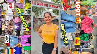 Sarojini Nagar Market Delhi Sarojini Market Latest Summer Collection 2024💗 SALE Sarojini Nagar [upl. by Ronica]