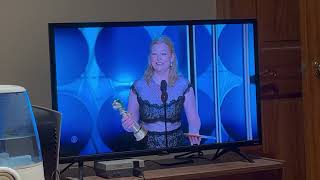 Sarah Snook Succession Wins Best Female Actor 81st Golden Globe Awards [upl. by Il]