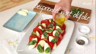 Caprese salade  Allrecipesnl [upl. by Leoine]