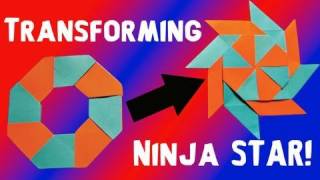 How to Make a Transforming Ninja Star 8Pointed [upl. by Parsifal]