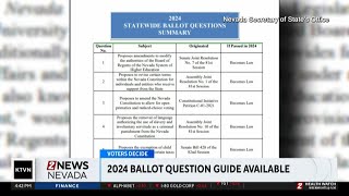 Secretary of State releases 2024 Ballot Question Guide [upl. by Chaim870]