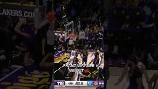 Ice in his veins 🥶 Franz Wagner clutch 3 NBA Basketball NBAHighlights FranzWagner Magic [upl. by Nois]