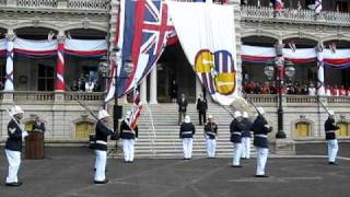 Review of the Royal Guard at Iolani Palace [upl. by Percival]