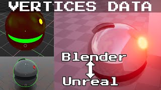 Mask Data between Blender and Unreal Engine Using Vertex color [upl. by Bethel815]