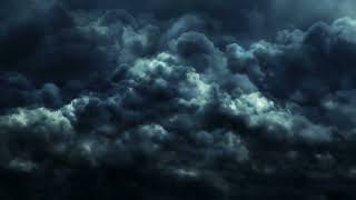 background video  thunderstorm and dark clouds animation [upl. by Cece290]