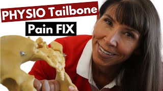 Tailbone PAIN RELIEF for SITTING  4 Physiotherapy Treatments for COCCYX PAIN [upl. by Marrin]