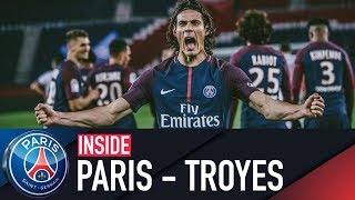 INSIDE  PARIS SAINTGERMAIN VS TROYES with Neymar Jr amp Cavani [upl. by Reseta29]