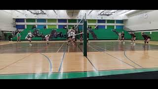 ponoka broncs vs HJ Cody Lakers sr girls volleyball [upl. by Gretal725]