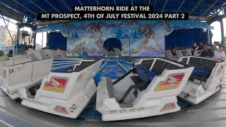 Matterhorn Ride At The Mt Prospect 4th Of July Festival 2024 Part 2 [upl. by Kilmarx]