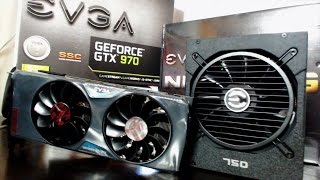 Mi Nuevo Hardware  EVGA GEFORCE GTX 970 SSC amp EVGA NEX750G POWER SUPPLY  UNBOXING [upl. by Jasmine975]