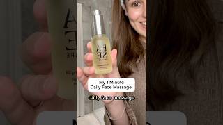 60 Second Face Massage 💆🏻‍♀️ facemassage facialmassage faceyoga faceoil shorts skincaretips [upl. by Clova963]