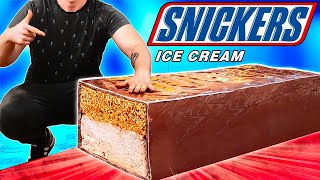 I Made A Giant 440Pound SNICKERS Ice cream [upl. by Gaskins]