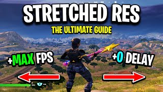 How To Get A STRETCHED RESOLUTION In Fortnite Chapter 5 UPDATED 2024 [upl. by Lahcear]