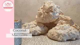 Coconut Macaroons Kokosmakronen 5 ingredients Macaroons [upl. by Ayita]