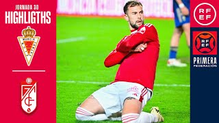 Resumen PrimeraFederación  Real Murcia CF 10 Club Recreativo Granada  Jornada 30 Grupo 2 [upl. by Beverie]