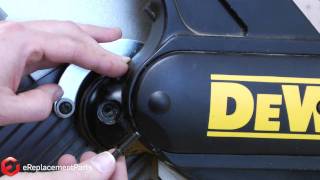 How to Replace the Blade Locking Pin on a DeWalt DW708 Miter SawA Quick Fix [upl. by Utimer]