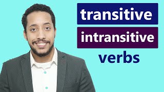 transitive and intransitive verbs شرح [upl. by Ettenrahc]