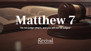 📖 Matthew 7  “Do not judge others and you will not be judgedquot [upl. by Verdha]