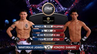 Narantungalag Jadambaa vs Honorio Banario  Full Fight Replay [upl. by Nnaear672]