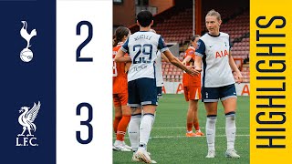 WSL HIGHLIGHTS SPURS 23 LIVERPOOL  NARROW DEFEAT IN 5GOAL GAME  TOTTENHAM HOTSPUR WOMEN [upl. by Noreen555]