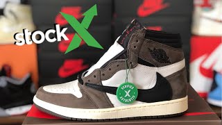 10 KEYS TO AUTHENTICATE  TRAVIS SCOTT JORDAN 1  STOCKX PICK UP [upl. by Ahseital]