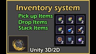 Unity Inventory System  Tutorial 2022 [upl. by Shaya370]