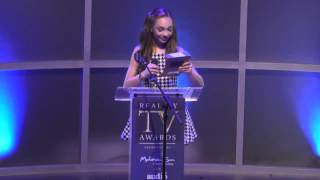 Maddie Ziegler Presenting An Award At The RTVA Awards [upl. by Leighland]