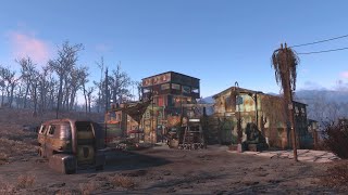 Fallout 4 Egret Tours Marina Settlement Tour  No Mods  All Creation Club Content [upl. by Aehcim]