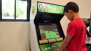 Arcade1Up Golden Tee Arcade Machine 3D Edition Review [upl. by Enila187]