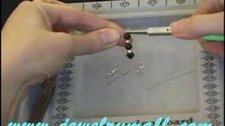 Making Simple Gemstone Bead Earrings [upl. by Qerat345]