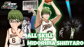 MIDORIMA SHINTARO All Skill  Kuroko no Basket Street Rivals 綠間真太郎 技能展示！ 黑子的籃球SR 日服 手游 [upl. by Aicire564]