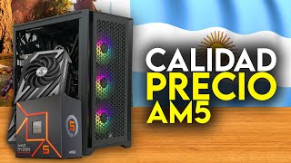 PC GAMER CALIDAD PRECIO AM5 para JUGAR a TODO en 2024 ARGENTINA [upl. by Akeim]