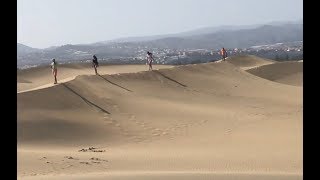 Gran Canaria Dunas de Maspalomas  Amazing View [upl. by Ahsimat59]