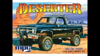 MPC 125 1984 GMC Model Kit Review 2016 ReRelease [upl. by Ormand]