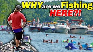 Pro Fishing Tournament at the Biggest PARTY Lake in the Country [upl. by Roots]