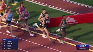 1500 Mens Final US 2024 Olympic Trials  Fantastic Finish [upl. by Lednic]