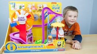 Imaginext SpongeBob SquarePants Glove World  Review by Kinder Playtime [upl. by Malik]