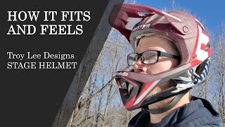 Troy Lee Designs Stage Helmet Review for Motorcycle Use [upl. by Tyre]