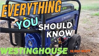 Westinghouse Generator 12500 watt portable Home and Rv dual fuel generator Review Wgen9500DF [upl. by Eki430]