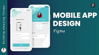 Figma Mobile App Design Tutorial [upl. by Ahsienroc]