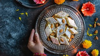 Almond Flour Badam Katli Vegan amp GF recipe under 30 minutes [upl. by Ranip790]