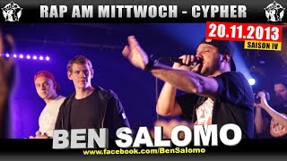 RAP AM MITTWOCH 201113 Die Cypher feat Ben Salomo uvm 14 [upl. by Wailoo]